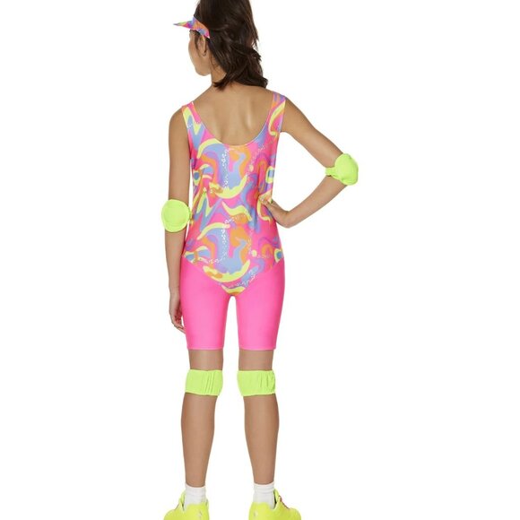 Barbie The Movie Roller Blade Halloween Costume Girls Size L 10-12 NEW - Picture 4 of 7